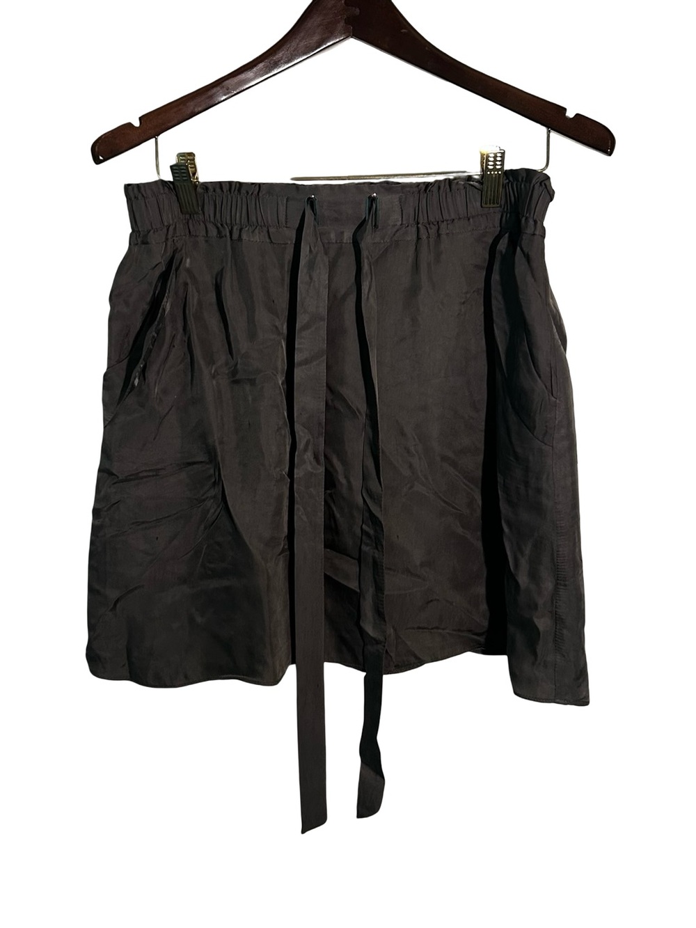 Banana Republic pewter Drawstring Casual skirt